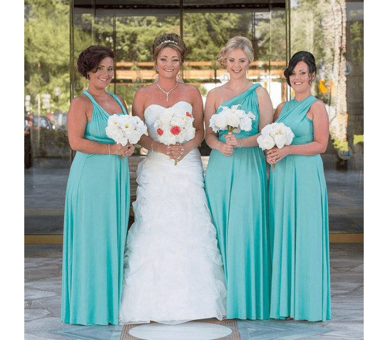 Tiffany Blue Infinity Dress Bridesmaid Multiway Convertible Dress Made