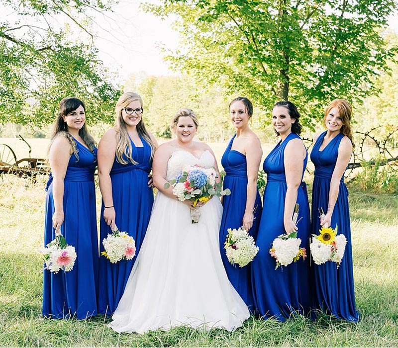 Royal Blue Infinity Dress Bridesmaid Multiway Convertible Dress Made i