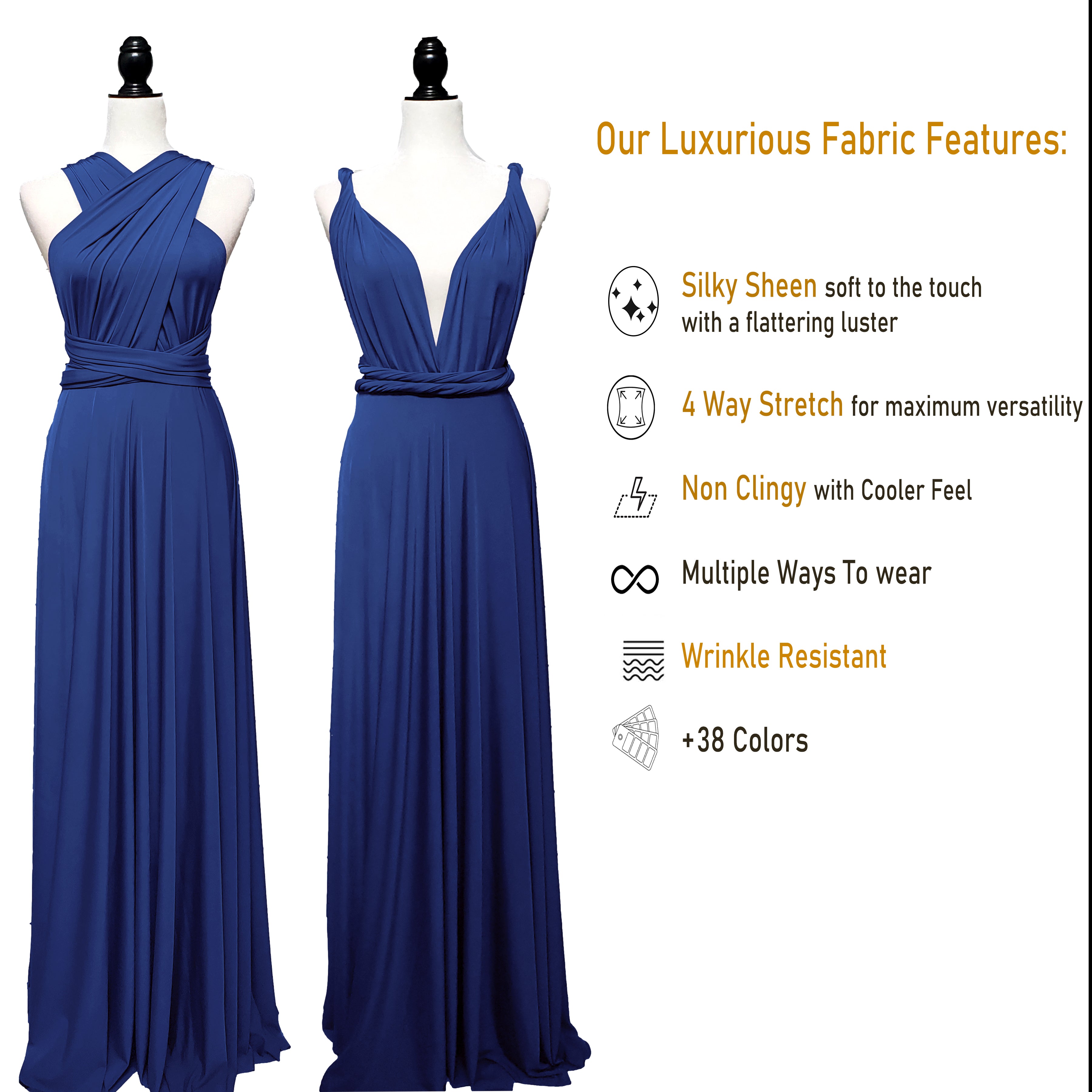 Navy multiway dress fashion