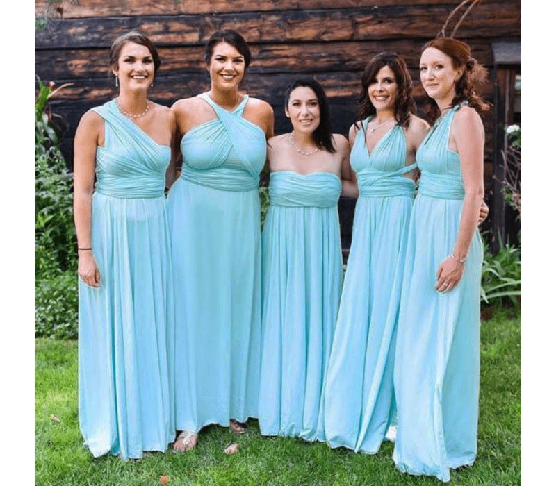 Tiffany Blue Infinity Dress Multiway Bridesmaid Dress Convertible Made in USA