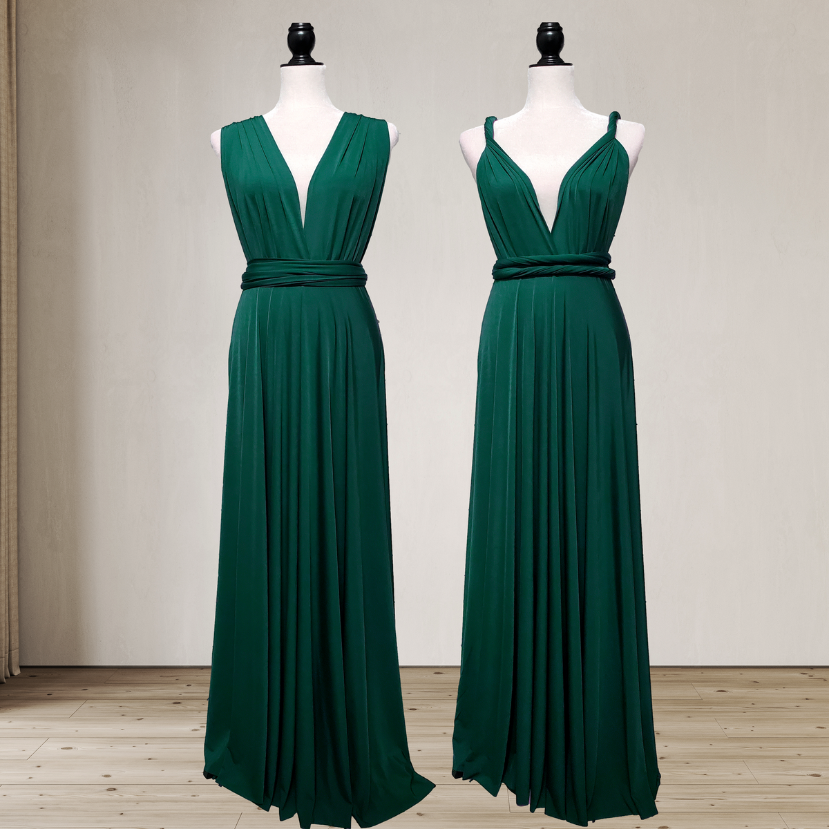 Forest Green Infinity Dress Multiway Bridesmaid Dress USA