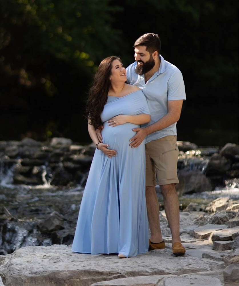 Maternity Dress for Baby Shower Photoshoot - Made In USA