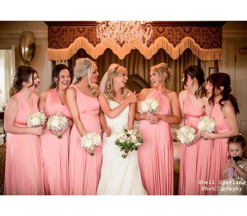 Coral multiway bridesmaid dresses best sale