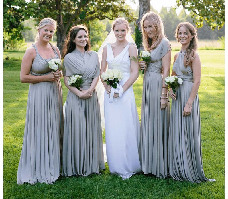 One size fits all bridesmaid dress best sale